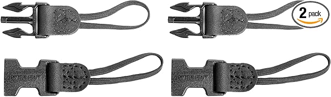 OP/TECH USA 1301062 Uni-Loop - System Connectors, Black (Pack of 2)