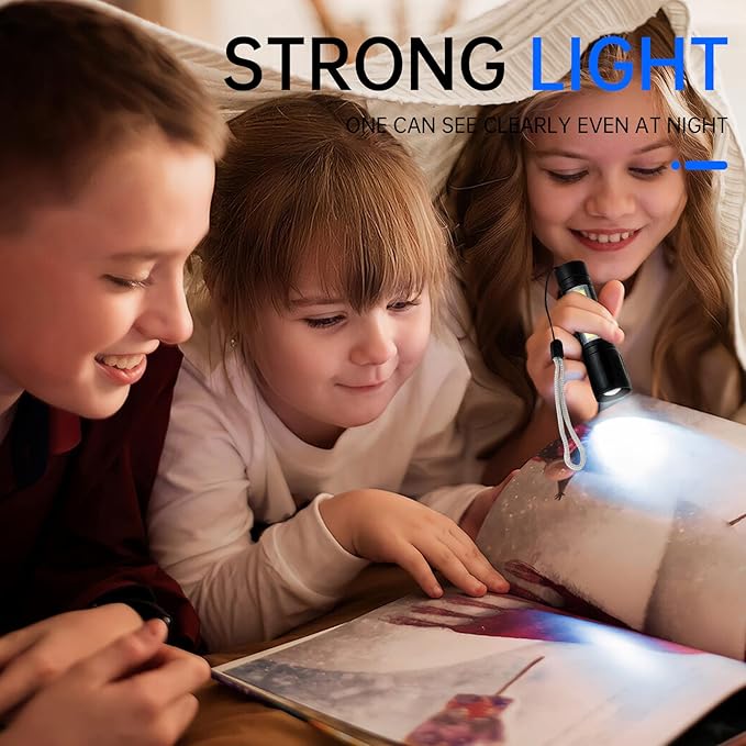 3PCS Mini Flashlight, Small LED Flashlight – High Lumens Pocket-Sized Torch, Portable Pen Light Design for Camping,Bright & Durable, Ideal for Outdoor Enthusiasts & Daily Use