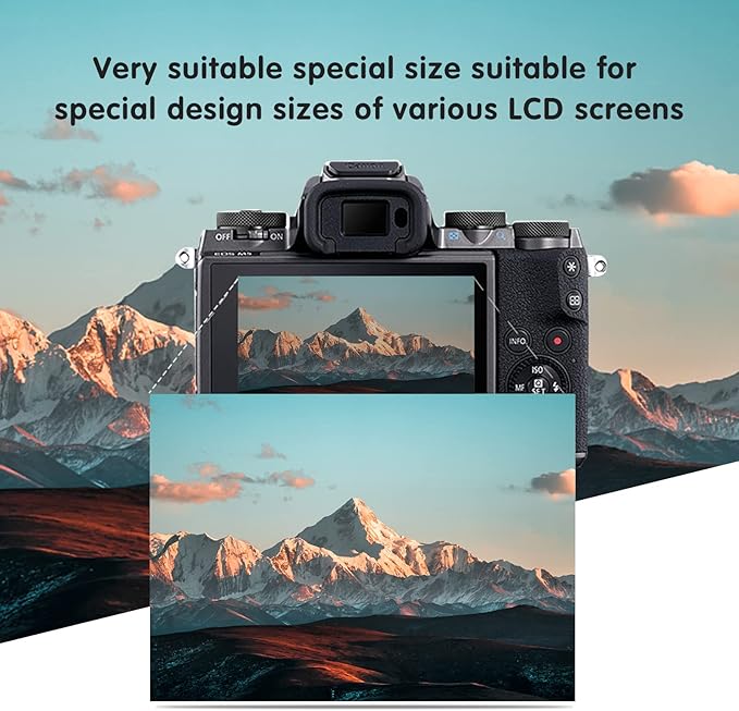 kinokoo Screen Protector for FUJIFILM XT4 camera, 0.25mm 9H Hardness Tempered Glass Film for Fuji X-T4 camera - Bubble Free& Anti-Scratch&Anti-Finger Print (2 Pack)