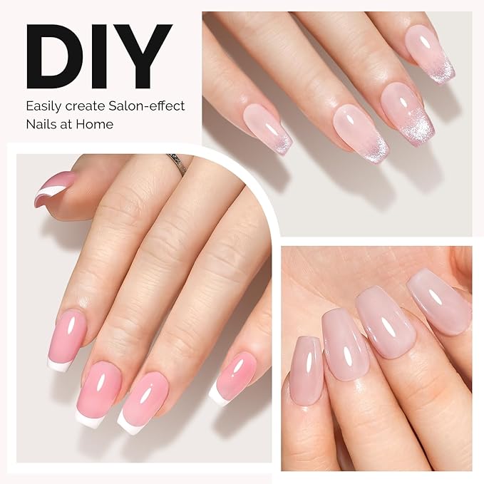 MelodySusie Short Ballerina X Nail Tips - 300Pcs 15 Sizes Clear Acrylic, Half Matte Full Cover Press on Nails for DIY Extension & Salon Use,Pre-Shaped for Long-Lasting Manicure