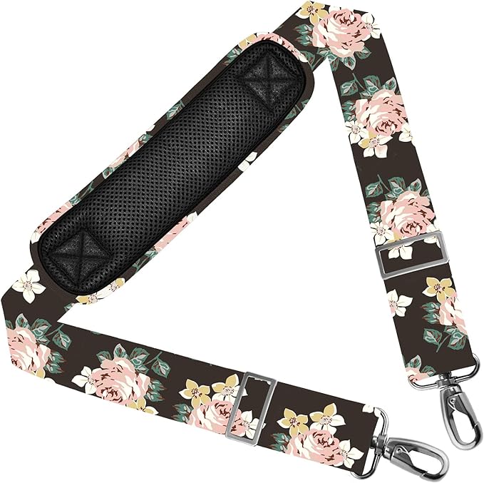 ZINZ Shoulder Strap 58" Ultra-Thick Fixed Padded and Adjustable Buckles Crossbody Strap for Briefcase Laptop Bag Luggage