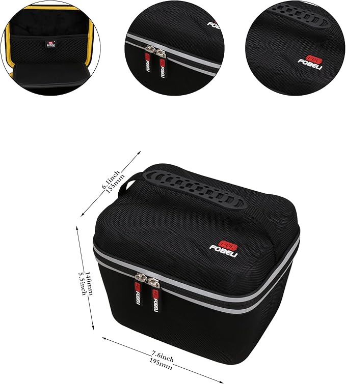 FBLFOBELI Portable Storage Case Compatible for KODAK Slide N SCAN Film and Slide Scan with Large 5” LCD Screen, EVA Hard Travel Protective Container Bag Shockproof (Case Only)