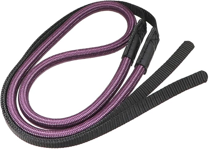 HITHUT Quick Release Camera Neck Strap Shoulder Strap Belt for Mirrorless Digital Cameras Climbing Rope with Quick Release QD Loops Connector with O-Ring Adjustable Length 30-53inch Purple