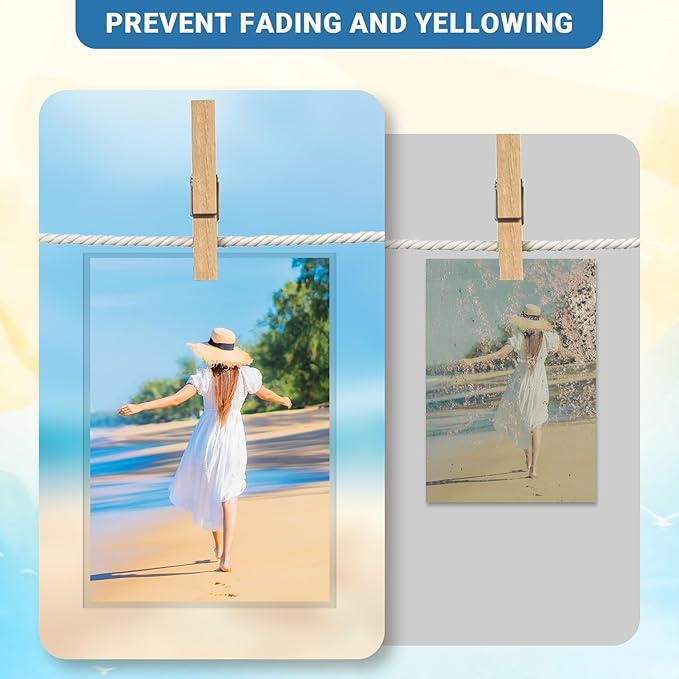 6x9 Photo Sleeves (100 ct) – Top Loading Clear Plastic Sleeve – Acid Free, No PVC – Soft Sheet Protectors for Photos, Jumbo Card Sleeves – Fits Albums, Storage & Magazine Protectors for Collectors