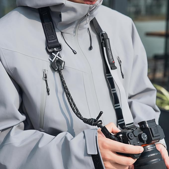 VSGO Urban Camera Strap – Quick Release, Anti-Twist, Comfortable Nylon Sling, Fits DSLR, Mirrorless, Phone, Action Camera
