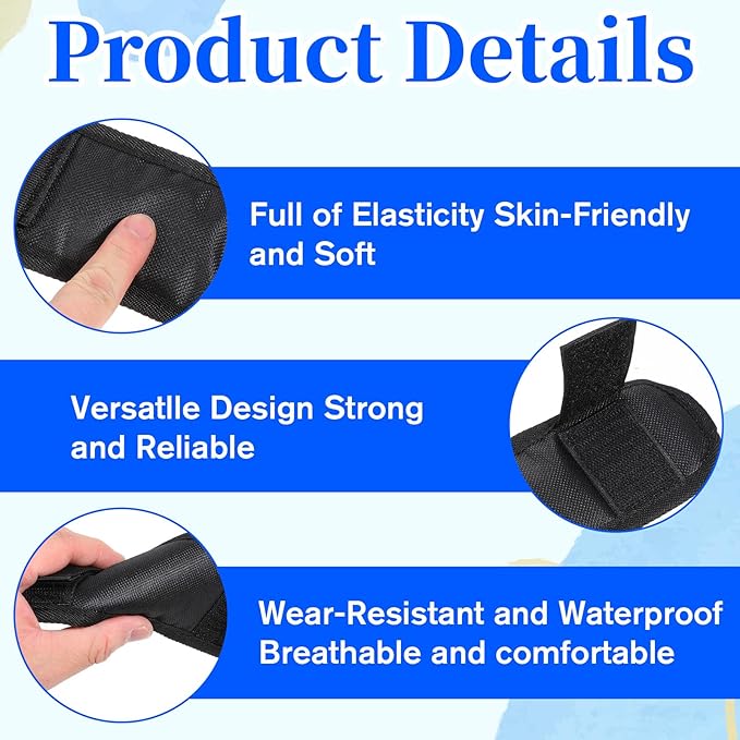 Grevosea Shoulder Pad for Bag Strap, Extra Thick Soft Shoulder Strap Pad Removable Backpack Strap Pads for Backpack Duffle Bag Guitar Straps Cushion