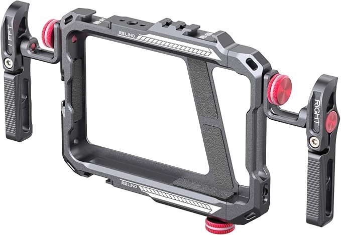Ulanzi ST-02S Aluminum Phone Tripod Mount w Cold Shoe Mount + ULANZI Smartphone Video Rig with Handles