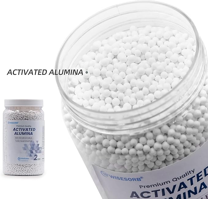 4 LBS Activated Alumina, Alumina Desiccant Great for Filament Drying, Reusable Dessicant Dehumidifiers Desiccant Moisture Absorber Prevent Wet Filament