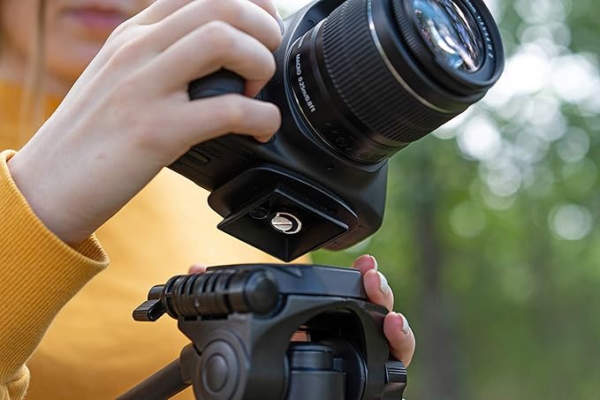 DaVoice 43mm Tripod Quick Release Plate Camera Mounting Adapter Parts Replacement for Torjim 60-Inch AX60, Endurax 66" ETR66, UBeesize 60” TR60, Zomei Q111, KingJoy, Victiv, Mactrem PT55 Tripod Mount