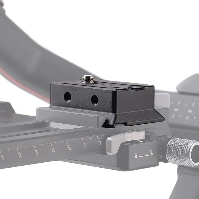 Fotga Quick Release Plate with 1/4" M4 Mount for DSLR Mirrorless Camera to DJI Ronin RS2 RSC2 RS3 / RS3 PRO/RS 4 / RS4 pro Gimbal Stabilizer,Fits for Arca Swiss Clamp