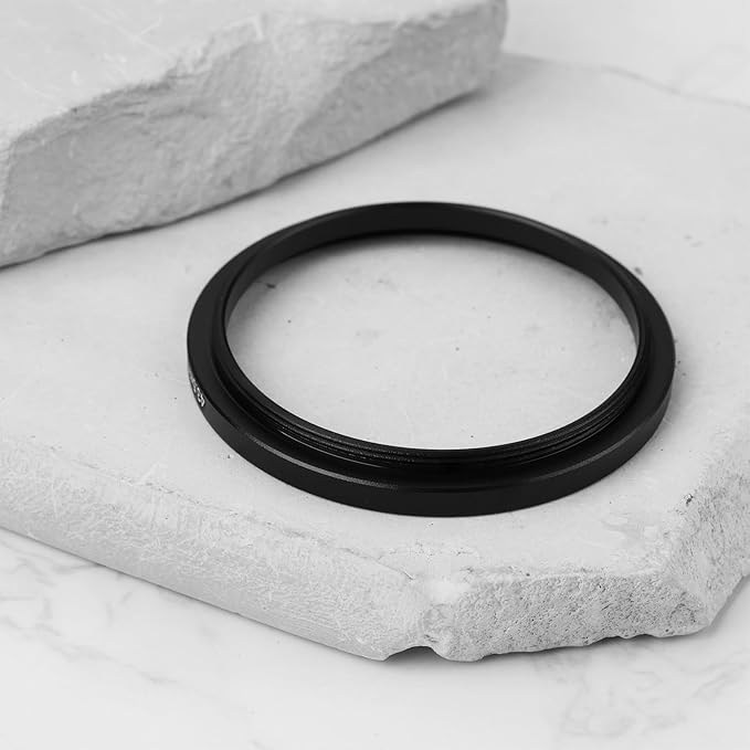 ECSiNG 2Pcs 43.5mm to 46mm Step-Up Filter Adapter Ring for Camera Lenses