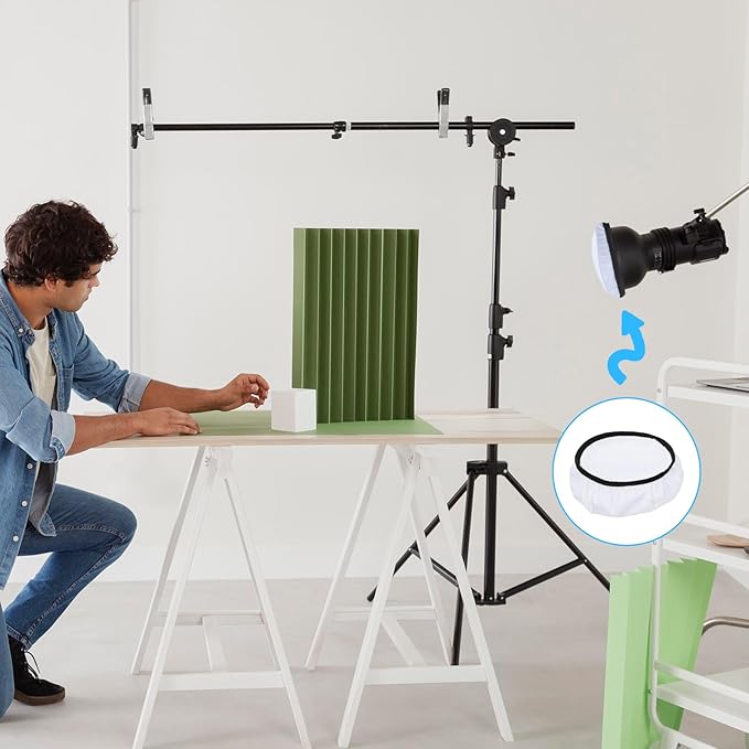 4 Pack Diffuser Lamp Sock Soft Cover, 7 "/18 cm Standard Cloth Diffuser Light Sock Lampshade Reflector Lamp White Lamps Shade Diffusers for Studio Strobe Reflector, Video Shooting (White)