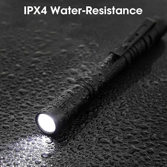 Pen Light Flashlight 10Pcs, LED Small Mini Pen Lights for Home, Emergency, Handheld Pocket Flashlights with Clip for Outdoor/Camping/Daily Lighting, IPX4 Waterproof Inspection Pen Flashlights