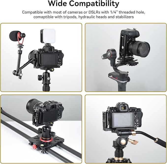 UTEBIT Camera L Bracket with 1/4'' Screw,Folding Brackets Vertical Horizontal Switching, Camera Bracket Mount with 4 Non-Slip Rubber Pads for DJI Osmo Pocket 3,for Sony a7riii a7rii A7S a6000 a6300