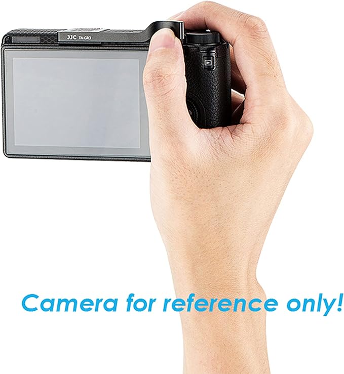 JJC TA-GR3 Thumbs Up Grip for GR III GR IIIx Camera, GR IIIx Thumbs Grip, GR III Thumbs Up Grip, Made of Premium Aluminium Alloy, Hot Shoe Grip Compatible with Ricoh GRIII GRIIIx