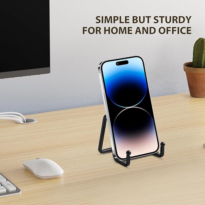 DIDUDIDU Plate Holder Easel Display Stand - Metal Plate Stands for Display - Tabletop Picture Stand - Black Iron Easels for Display Pictures | Photo Frames | Book | Decorative Plates | Plaque