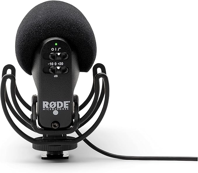 Rode VideoMic Pro R Camera-Mount Shotgun Microphone,Black