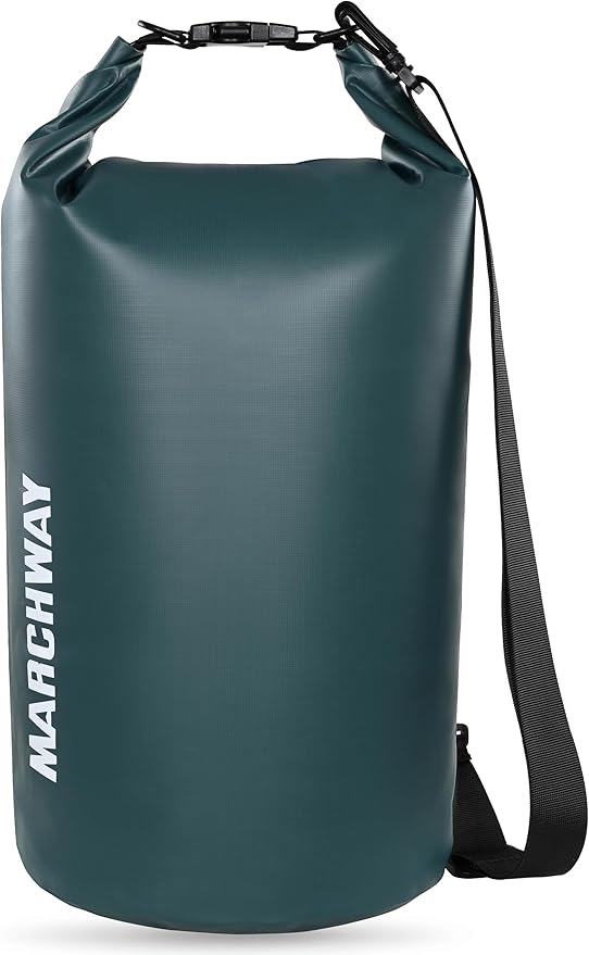MARCHWAY Floating Waterproof Dry Bag Backpack 5L/10L/20L/30L/40L, Roll Top Sack Keeps Gear Dry for Kayaking, Rafting, Boating, Swimming, Camping, Hiking, Beach, Fishing