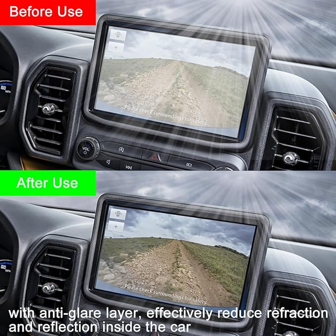 i-Tensodo 2 Pack Universal Trimmable Matte Screen Protector for All Smart Navigation, Anti-Glare Anti Finger Print, Sizes: 8.07 x 7.08 inches
