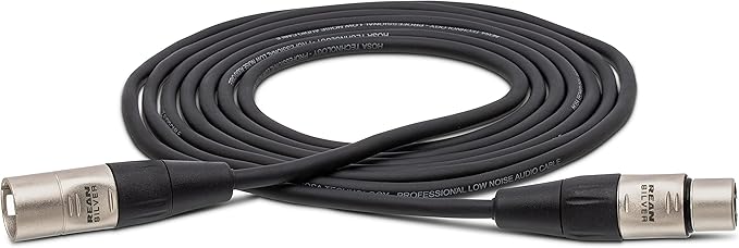 Hosa HXX-015 REAN XLR3F to XLR3M Pro Balanced Interconnect Cable, 15 Feet