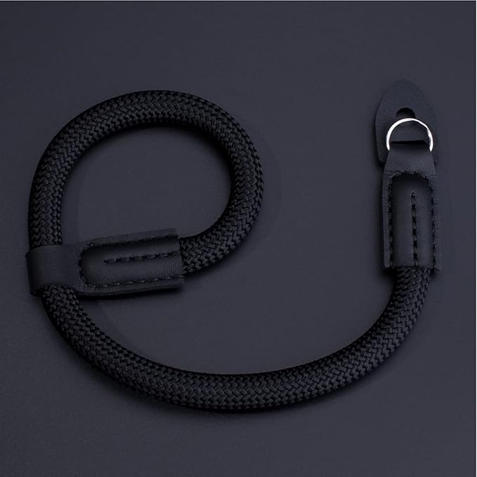 Camera Wrist Strap, Rope Camera Strap Wrist for DSLR SLR Mirrorless Cameras Hand Strap Black