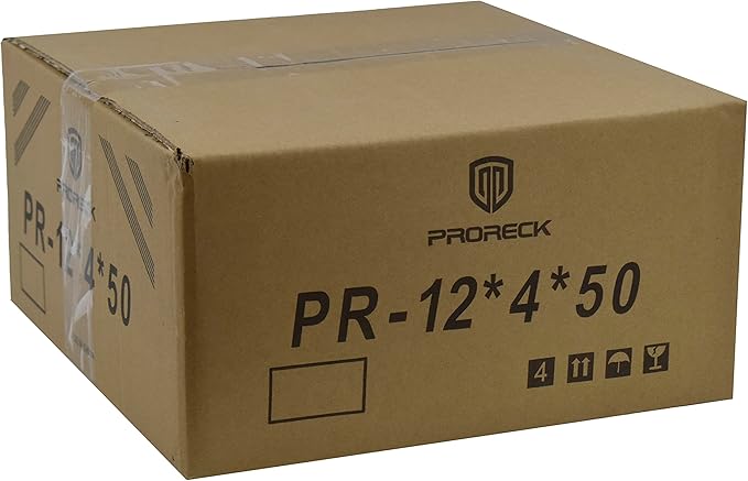 PRORECK 12-Channel Low Profile XLR Send Circuit Board Snake Cables, XLR Splitter Cable for Live, Recording, Stage, Studio, 50 Feet Long (PR-12 * 4 * 50)