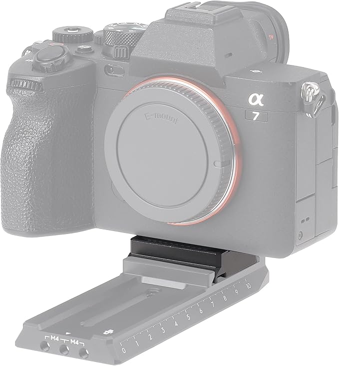 FocusFoto Upper Quick Release Baseplate QR Plate for DJI Ronin RS 3 Mini/RS 4 Mini Gimbal Stabilizer, Compatible with RS 2/RSC 2/RS 3/RS 3 Pro/RS 4/RS 4 Pro Arca-Swiss Standard Camera Tripod Ball Head