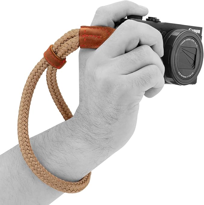 MegaGear SLR/DSLR Camera Cotton Wrist Strap – Comfortable & Durable Wrist Strap for Digital Cameras