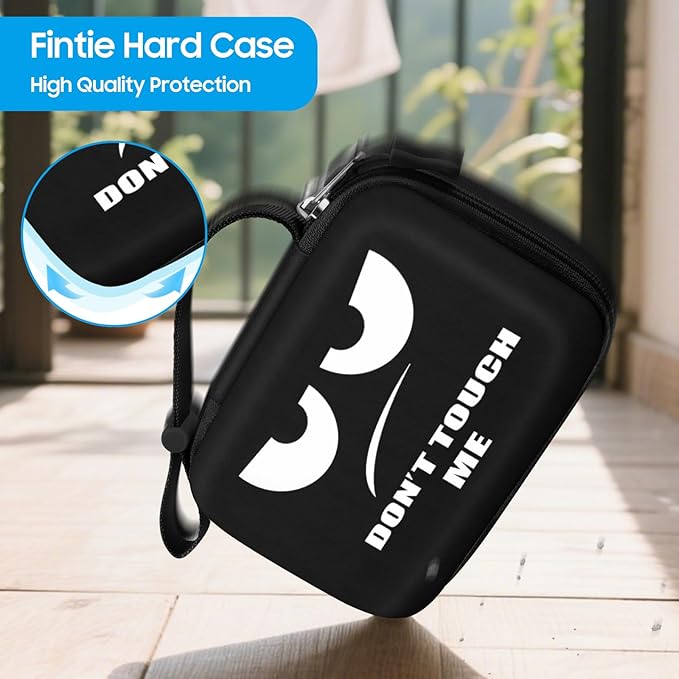FINTIE Portable Case Compatible with Fujifilm Instax Mini Link 3 2 1 Smartphone Printer, Hard EVA Carrying Bag For Instax Mini Liplay/EVO Instant Camera, Dont Touch