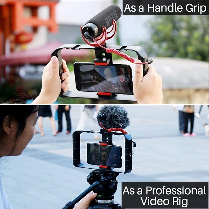 ULANZI U200 Smartphone Video Rig with Light Bundle with U Rig Pro Video Rig