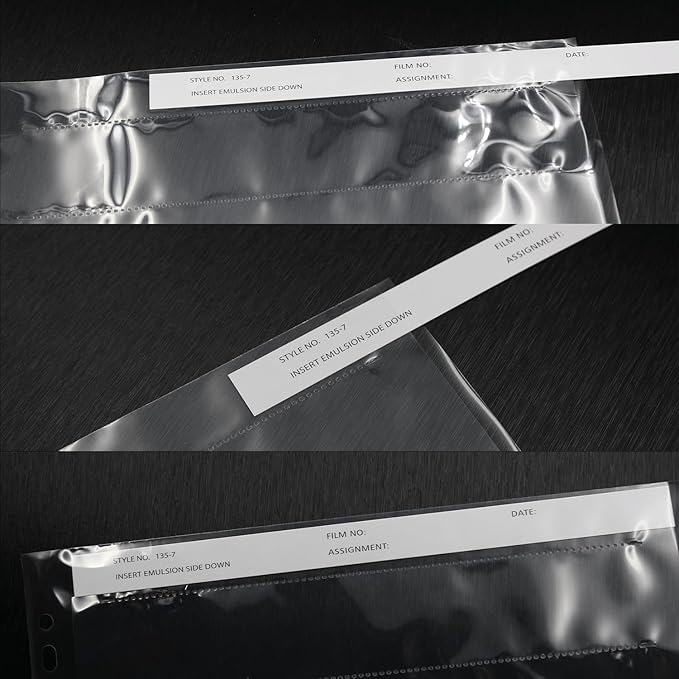 25 Pages 35mm 135 Film Negative Storage Sleeves 35mm Film Negative Acid-FreeArchival Storage Sheets Preservers Pages for Organizing Storing and Viewing DevelopedFilm Negatives (25 Pages)