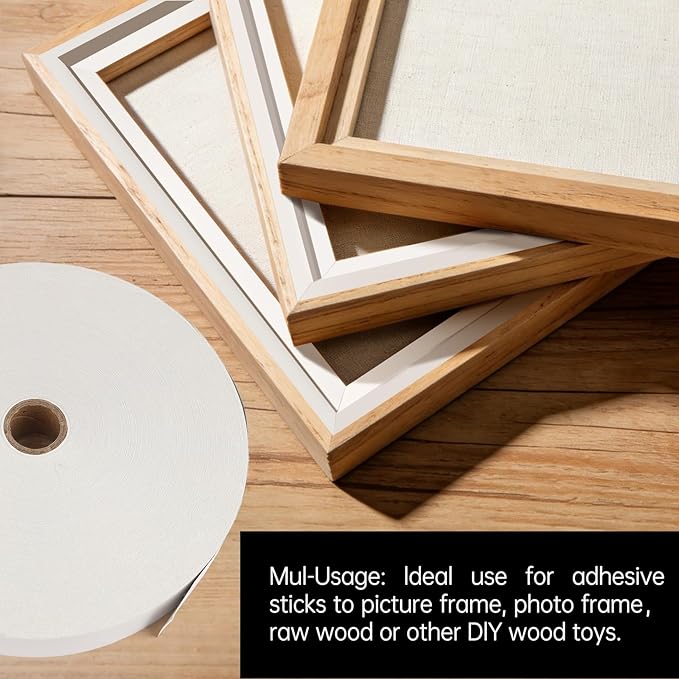 Lineco Self-Adhesive Frame Sealing Tape, 1.25 inch X 500 Foot Roll, Gray (387-0155)