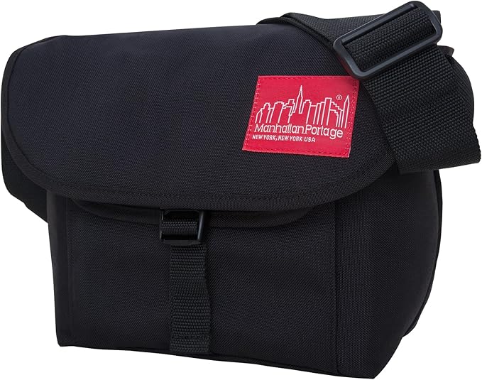 Manhattan Portage Aperture Camera Bag Water-Resistant DSLR & Tech Crossbody with Removable Padded Insert (Black)