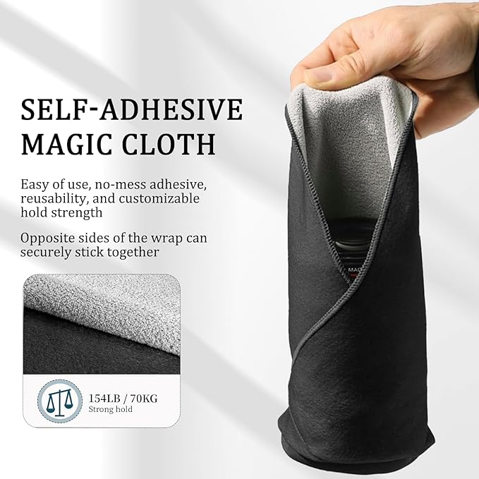 MDAOCRY Camera Protective Wrap, Lens Protector, Magic Self-Adhesive Cloth for DSLR/Camera Lens/Phone/Accessories, 17.7''*17.7''