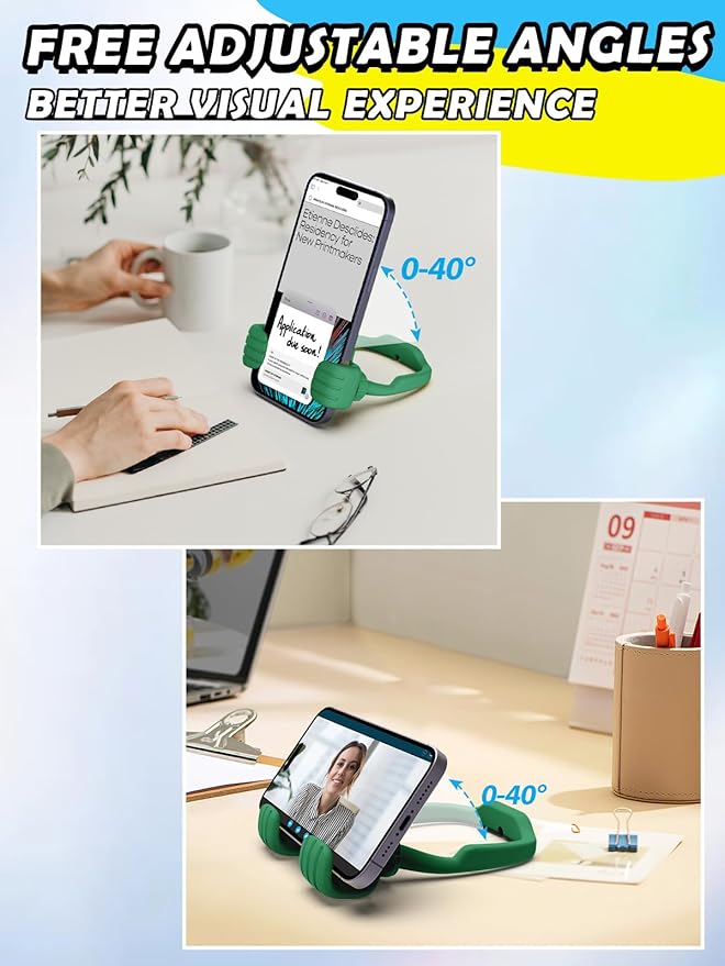 Easter Basket Essentials Gifts for Teens Boys Girls Cell Phone Holder: Mens Gifts for Women Adults Thumbs Up Phone Stand Gifts for Kids Teenager Husband Wife Dad Mom Cool Gadgets Ideas Birthday Gift