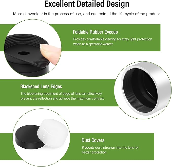 Astromania Eyepiece 10mm for Telescope - 1.25 Inch Plossl Telescope Eyepiece Fully Multi Coated 4-Element, Metal Telescope Accessory with Standard 1.25inch Filter Thread for Astronomic Telescopes