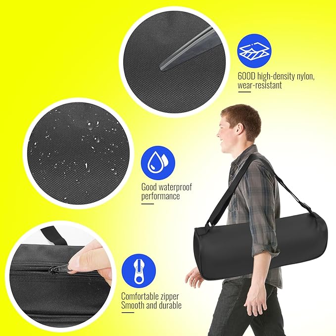 Tripod Carrying Case - 29.92 in x 6.69 in x 7.87 in - 600D Oxford Tripod Carrying Case Bag with Strap for Light Stands, Boom Stand, Tripod
