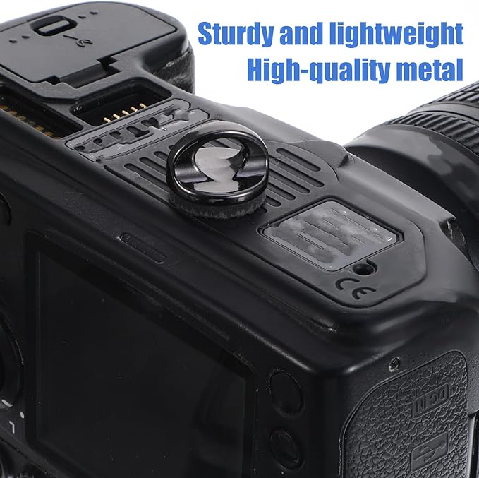 1/4" Camera Neck Strap Screw Holder, 2PCS 1/4-20 Quick Install Metal Screws Connecting Adapters with Rubber Washer for Quick Release or Installation of Wristband Sling