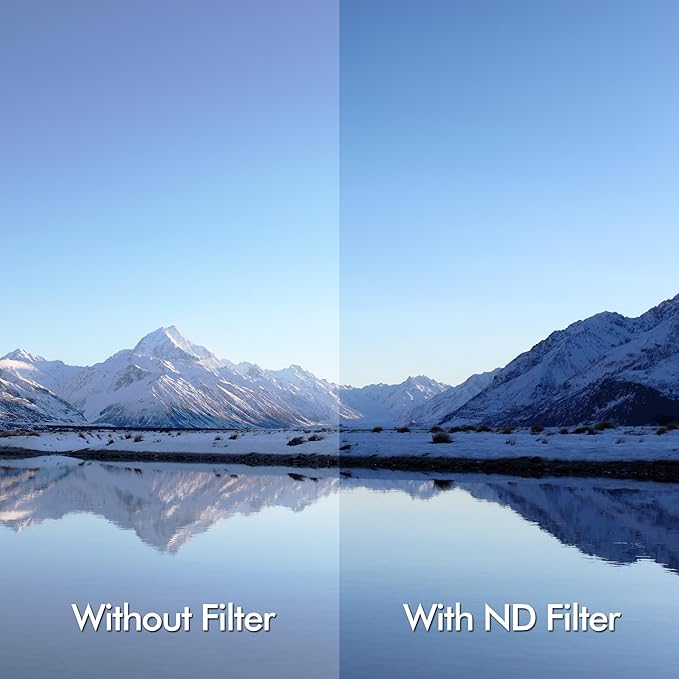Magnetic Neutral Density Filter ND16 4 Stops for iPhone 17 Pro/Pro Max - Lens Protector for Phone Camera Accessories (Requires GiAi Magnetic Case - Sold Separately)