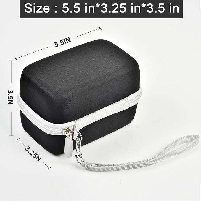 Grapsa Digital Camera Case Compatible with KODAK EKTAR H35 H35N Half Frame Film Camera, Storage Holder Organizer for Kodak Ultra F9 M35 M38 Paper Shoot kamera, 35mm Film Rolls (Box Only) - Black