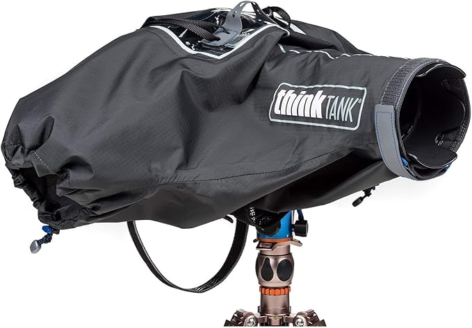 Think Tank Hydrophobia D 70-200 V3 Camera Rain Cover for DSLR and Mirrorless Cameras with 70-200mm f/2.8 Lens (Black)