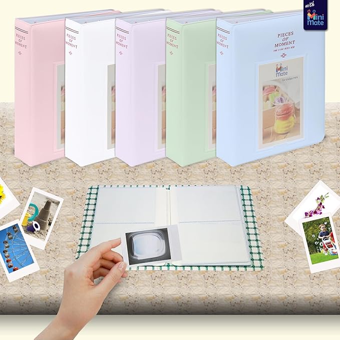 Fujifilm Instax Mini 12 Instant Camera Blossom Pink + Carrying Case + Fuji Instax Film Value Pack (40 Sheets) Accessories Bundle, Color Filters, Photo Album, Assorted Frames