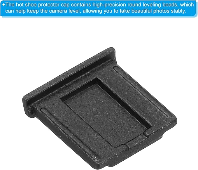 PATIKIL Universal Camera Hot Shoe Cover Cap, 2 Pack Hot Shoe Cap Hot Shoe Protector Zinc Alloy Suitable for Nikon for Fujifilm for Pentax DSLR/SLR Camera, Black