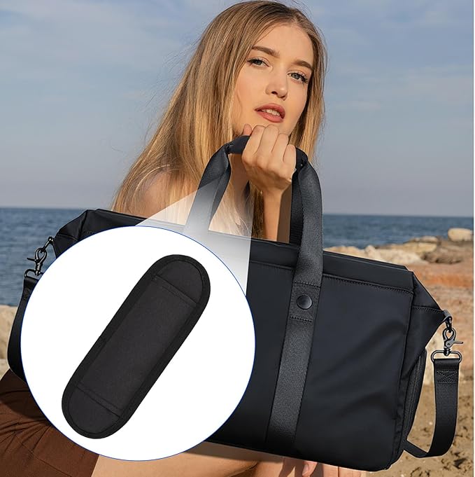 LOGJAM 4 Pack Soft Shoulder Strap Pad, Breathable and Removable Backpack Strap Padding for Luggage Bag Guitar Straps Cushion