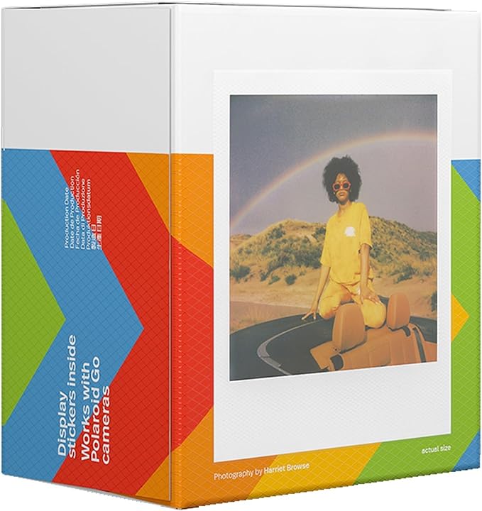 Polaroid GO Color Instant Film - Double Pack X2, Photo Album for Polaroid GO Film