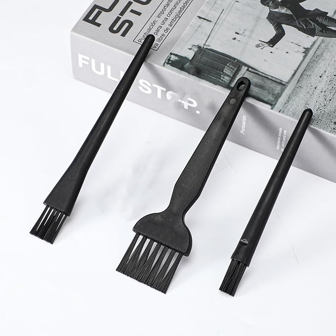8 Pcs Anti Static Electronic Dust Cleaning Brushes Mini Keyboard Cleaning Brushes Kit Anti Static Brush for Laptop Computer Keyboard Motherboard Camera Small Space Car Lab(6)
