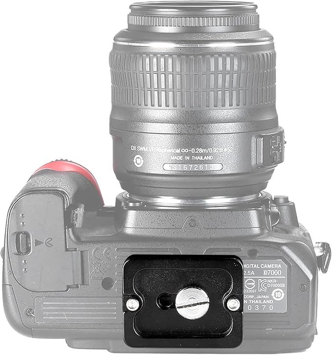 NEEWER Universal Arca Type Quick Release Plate All Metal with 1/4 Inch Screw Fits Standard Arca Type Clamp for Camera Tripod Ballhead (PU50 50mm)