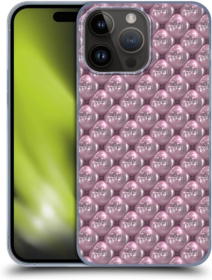 Head Case Designs Officially Licensed LebensArt Pink Pearls Patterns 2 Hard Back Case Compatible with Apple iPhone 15 Pro Max