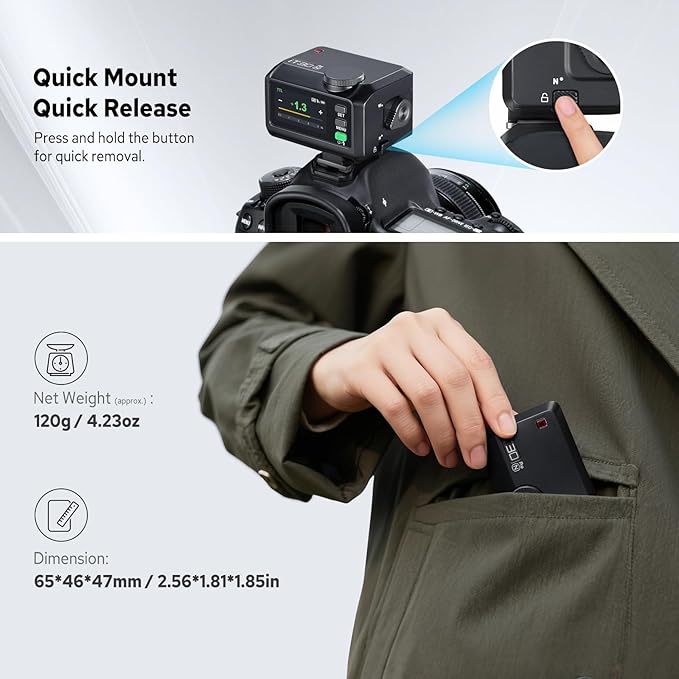 Godox iT30Pro N iT30Pro-N Flash for Nikon, 2.4G Mini Nikon Flash HSS 1/8000s, 560 Full Power Flashes, 2.8" Full-Color Touchscreen, TTL Auto-Exposure, Built-in Diffuser and Lithium Battery(Black)