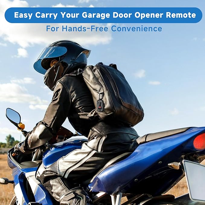 Carrying Case Compatible with Genie G3T-R G3T-BX G3T-A 3-Button Garage Door Opener Remote, Anti-Lost Microfiber PU Leather Bag Gate Clicker Holder with Carabiner and Neck Strap (Case Only)